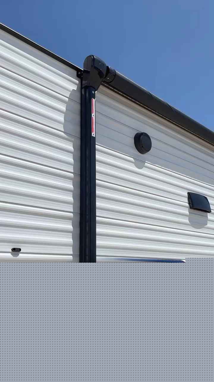 Velarium VP6211 Electric Patio Awning Arm Set - 62 in, Black