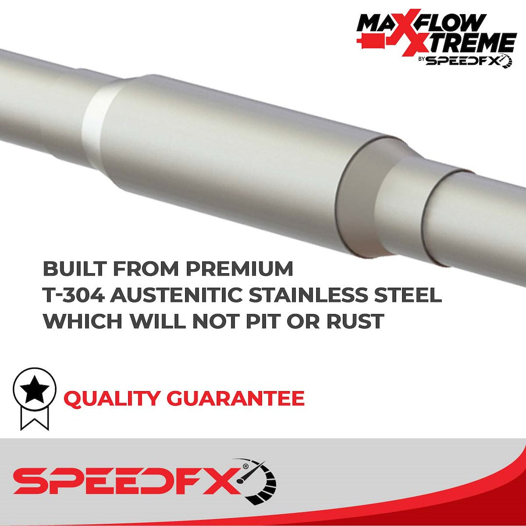 SpeedFX 50300 MaxFlow Xtreme F-150 Axle-Dump Cat-Back