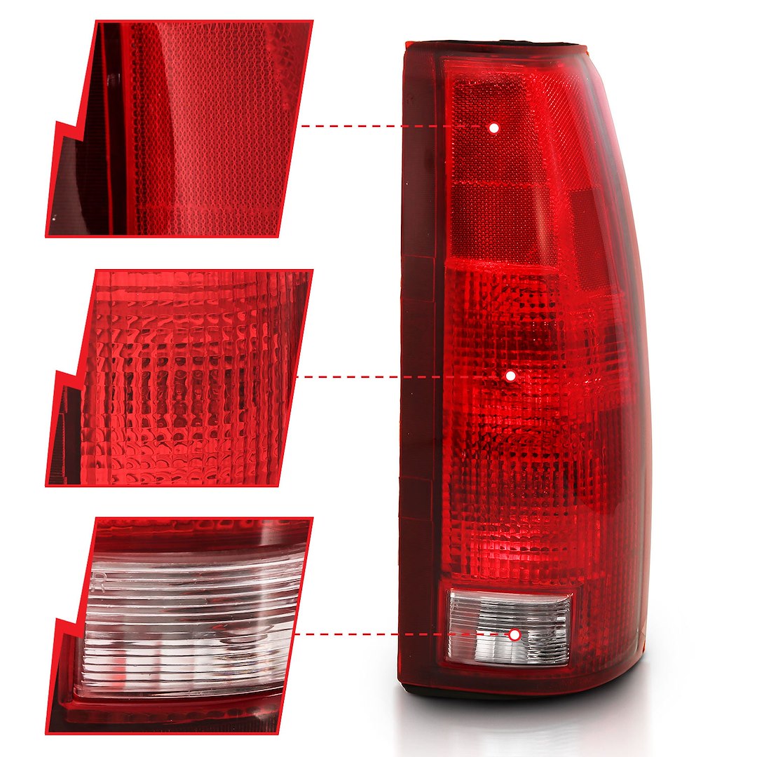 ANZO USA Uses OEM Sockets And Wiring OEM Incandescent Tail Light Assembly 311300 - image 2
