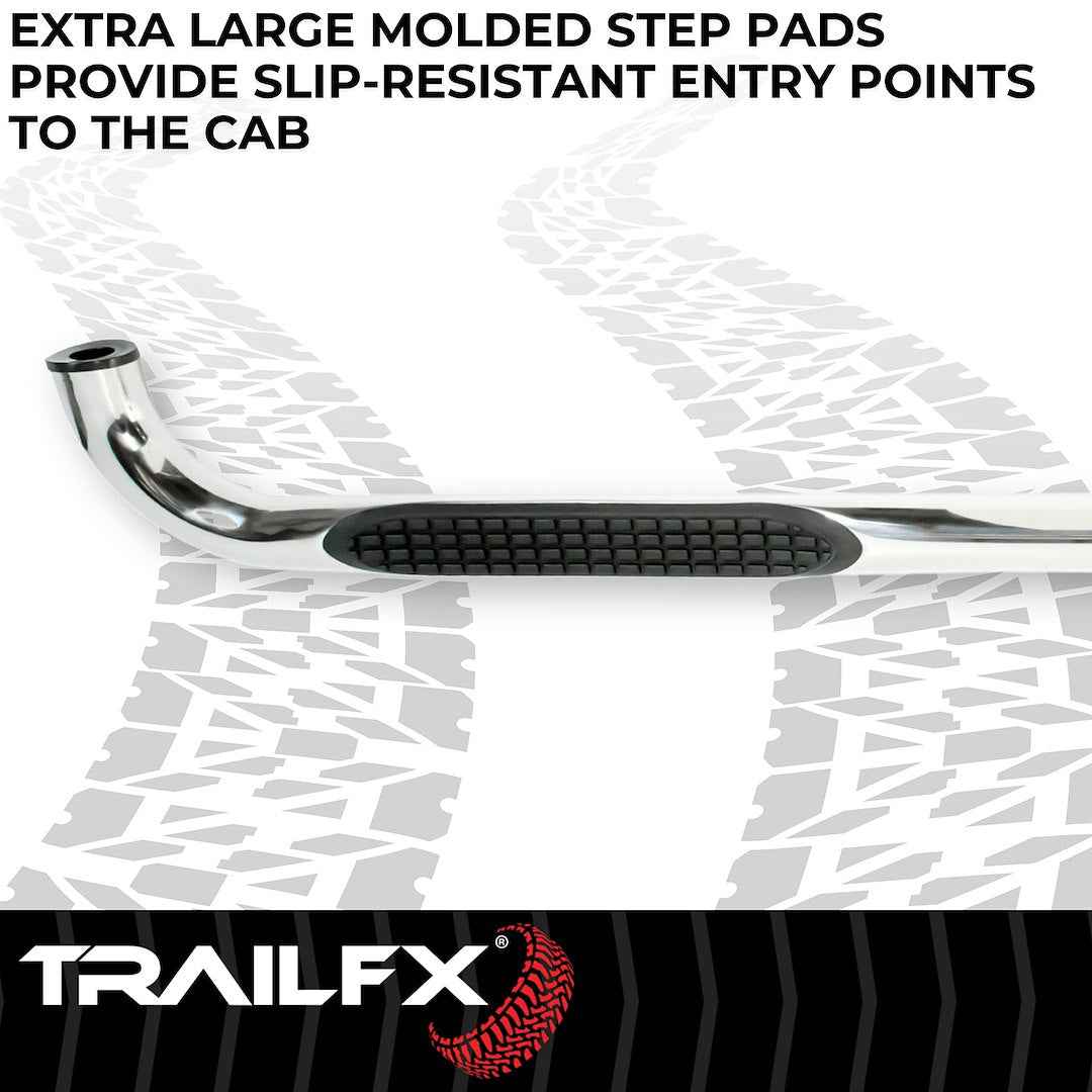 TrailFX 1130304091 Nerf Bar for Ford F-150 2009–2014