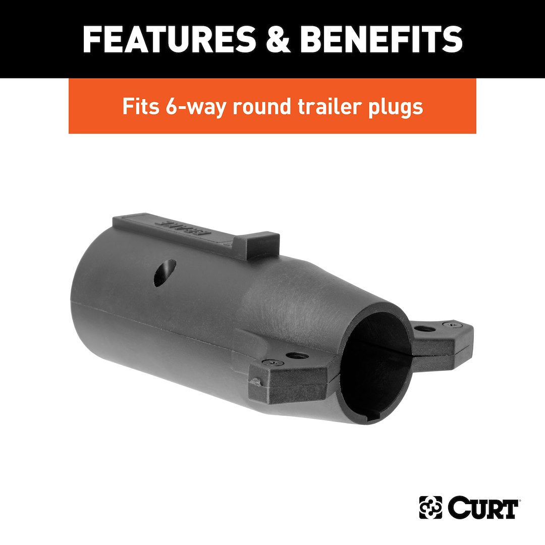 CURT Trailer Wiring Connector Adapter (57660) – Material: Plastic