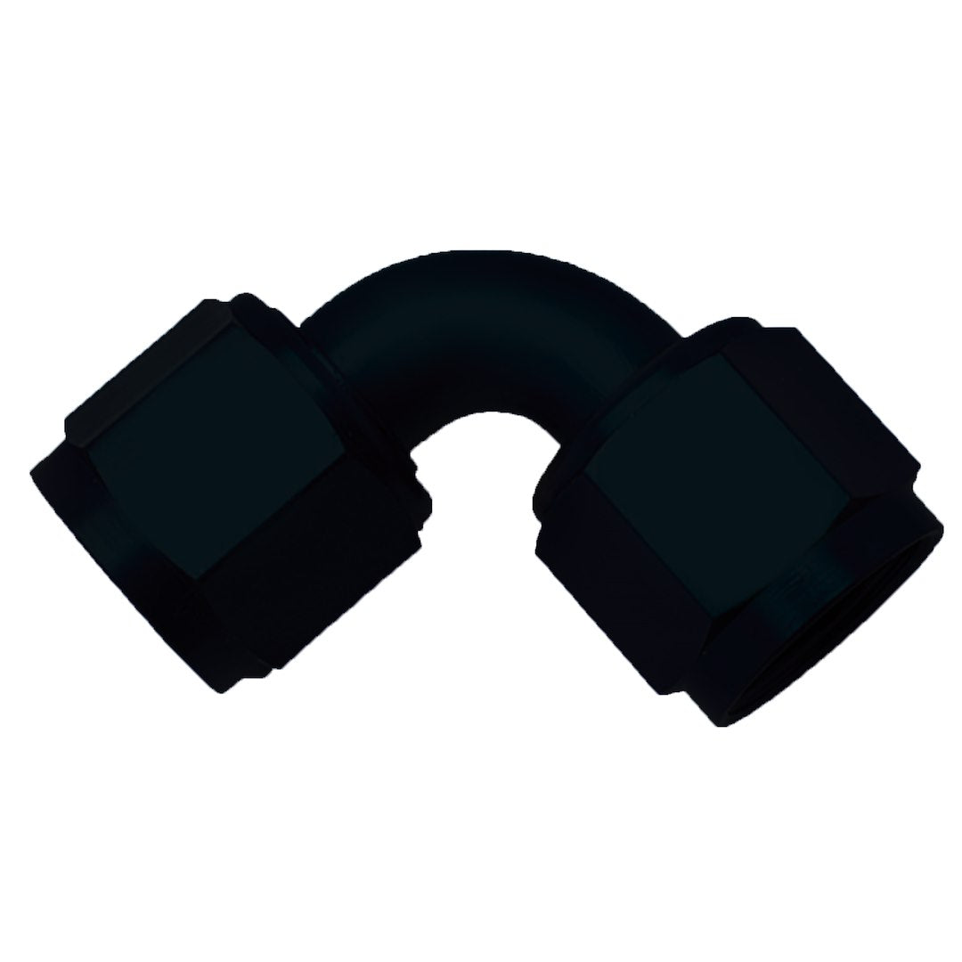 SpeedFX 560890bk Black 90-Degree -8 AN Swivel Coupler