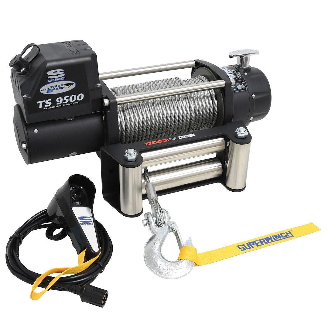 Superwinch 1595200 Tiger Shark 9,500-lb Planetary Winch