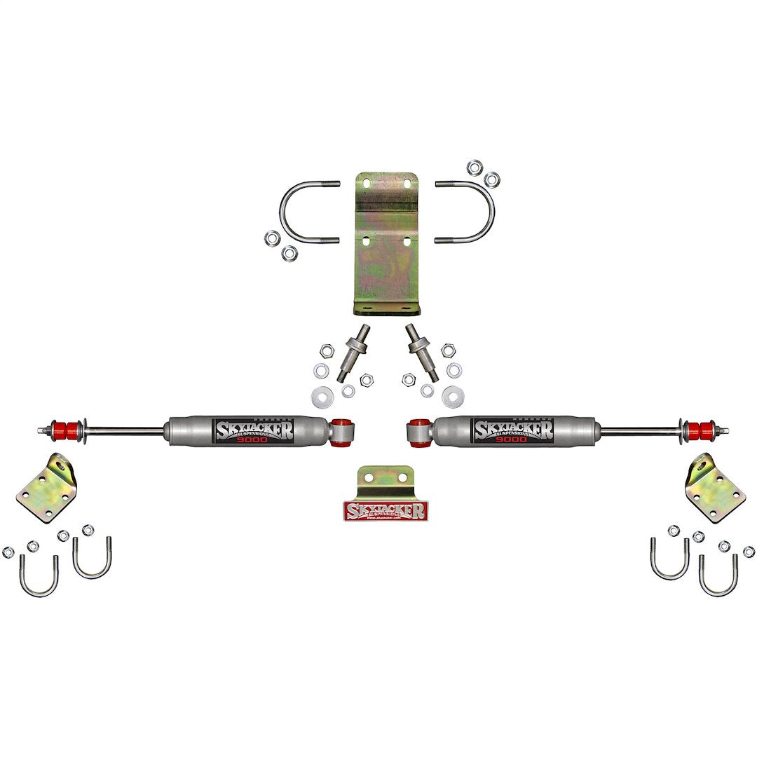 Skyjacker 9203 Silver Dual Monotube Steering Stabilizer