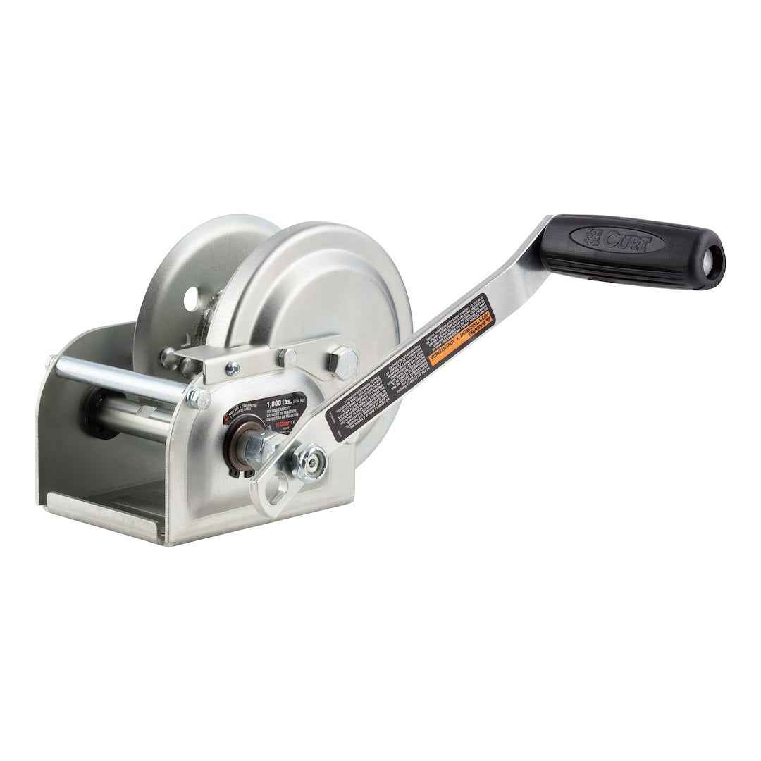 CURT 29610 1,000-Pound Manual Brake Winch