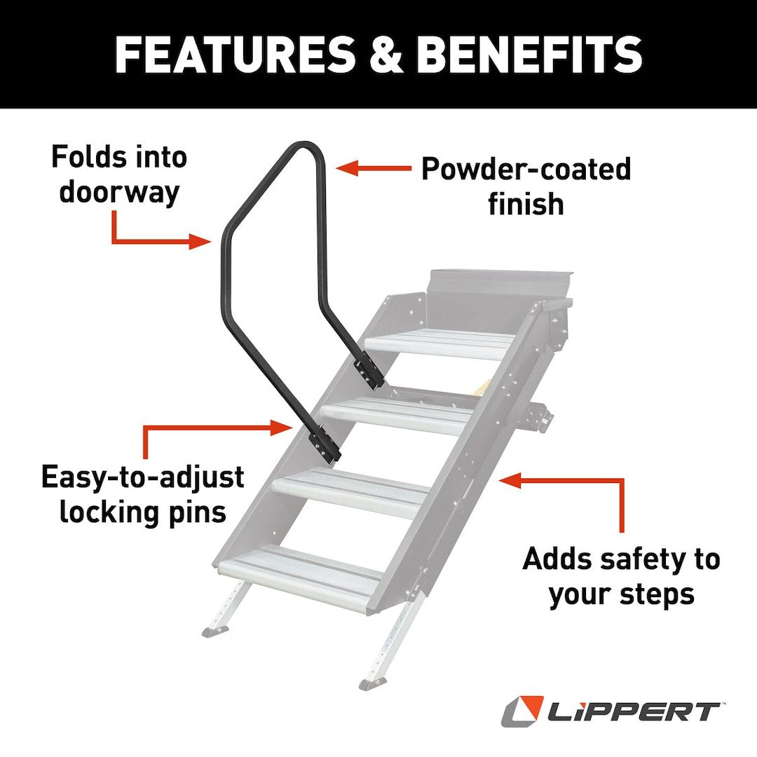 Lippert Components 799640 Entry Step Hand Rail - image 3