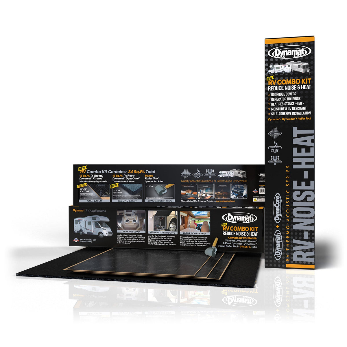 Dynamat 61001 RV Noise and Heat Insulation Combo Kit