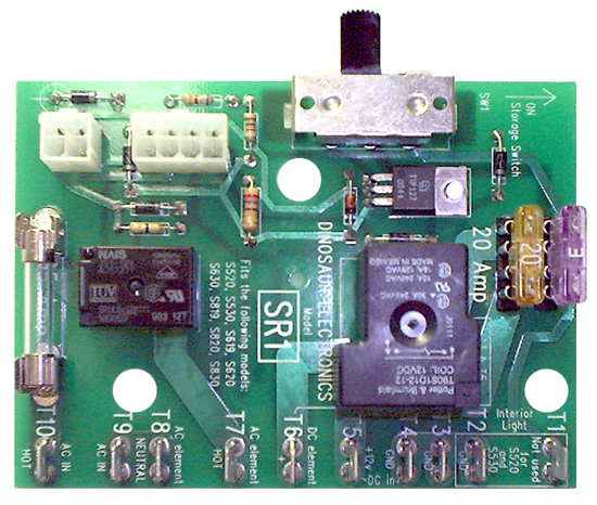 Dinosaur Electronics SERVEL SR1 Control Board – Replacement for Dometic/Servel Refrigerators