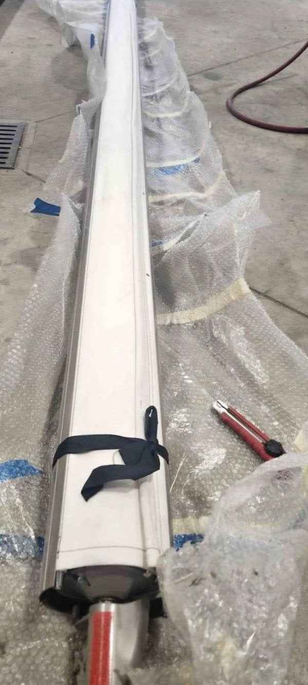 New Dometic A&E 18ft Power Awning – Electric RV Awning Fabric with Cover