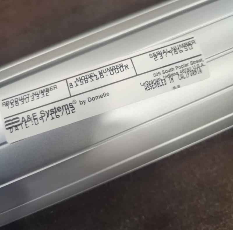 New Dometic A&E 18ft Power Awning – Electric RV Awning Fabric with Cover