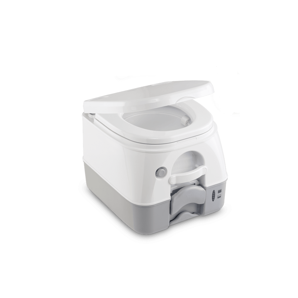 Dometic SaniPottie 972 Portable Toilet - 2.6 Gallon Waste Tank, Gray