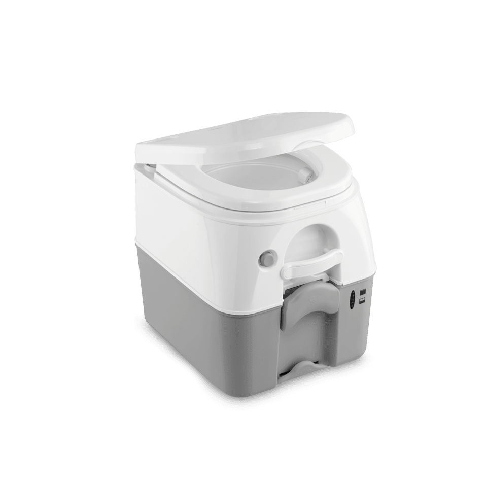 Dometic SaniPottie 976 Portable Toilet - 5 Gallon Waste Tank, Gray