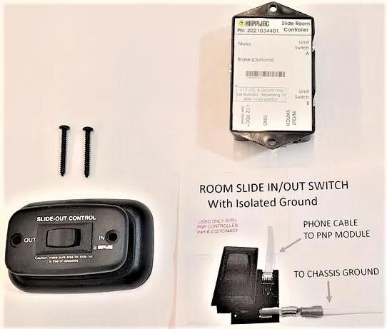 Lippert HappiJac 2022110654 Slide-Out Controller and Switch Kit