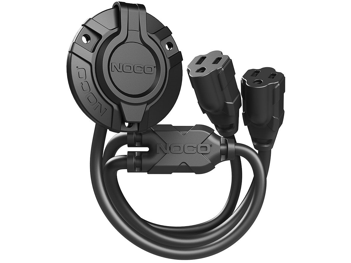 NOCO GCP2 15A AC Power Inlet with Dual Extension Cords