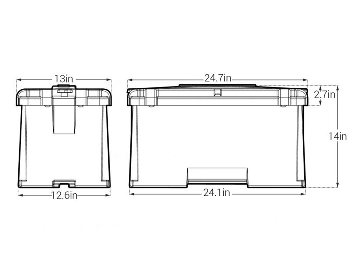 NOCO HM408 Group 4D Commercial Battery Box — view 13