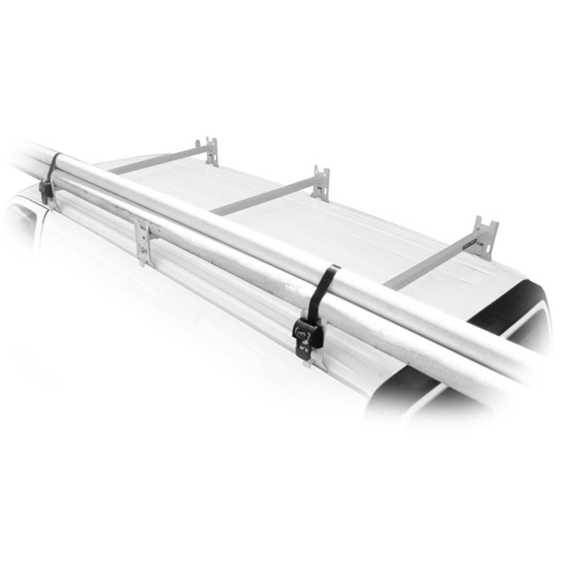 Holman 40823 white gutter-mount two-crossbar roof rack kit