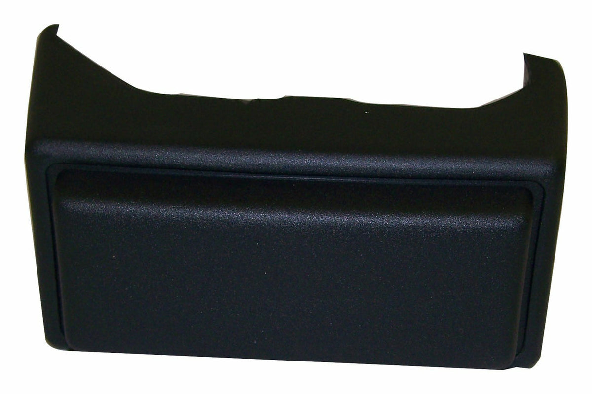 Crown Automotive 52000463 left front bumper guard, black metal and plastic
