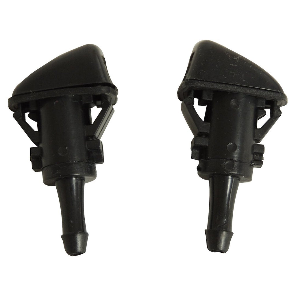 Crown Automotive 4805742K matching pair of black windshield washer spray nozzles for left and right sides
