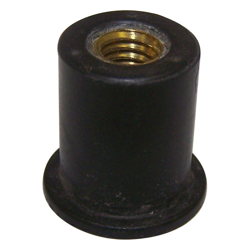 Crown Automotive 34201293 single black roof rack mounting nut for Jeep Cherokee XJ