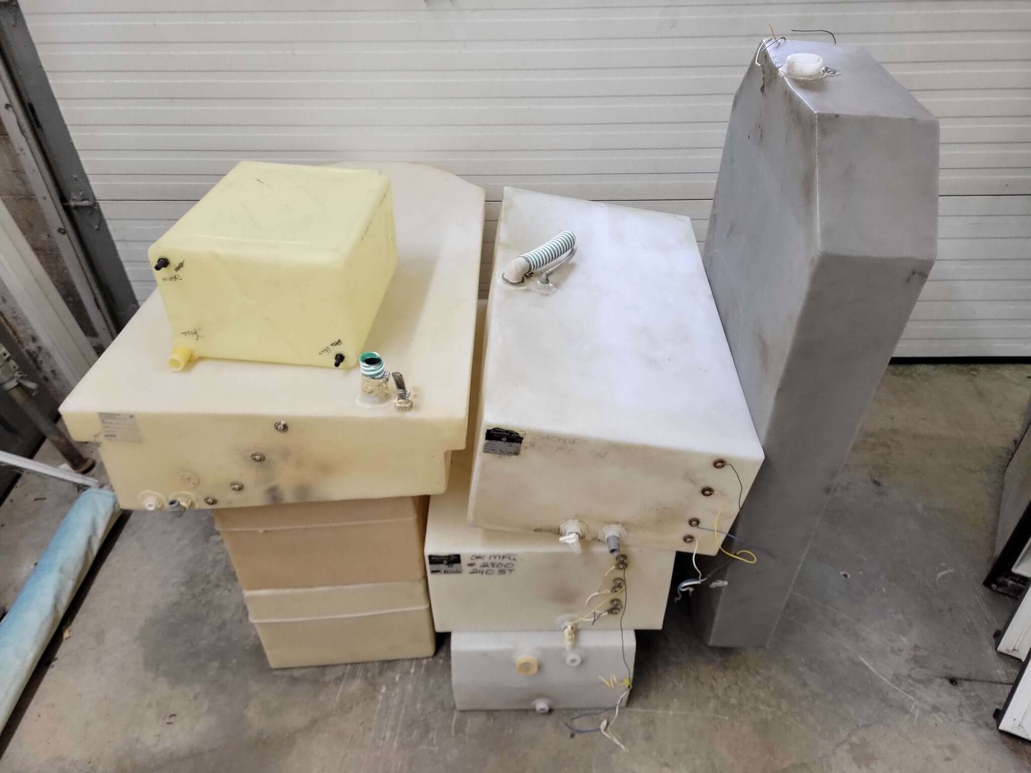 Used RV Fresh Water Holding Tanks and Grey Water Tanks