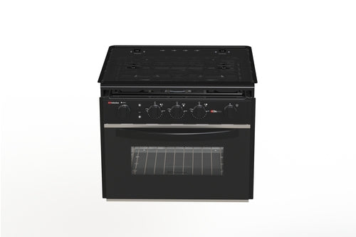 Suburban Elite Series Plus 17" Range with 3 Burners, Cast Iron Grate, Piezo Ignition & Glass Door