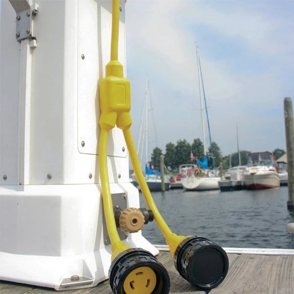 Marinco 153AY 50A Dock to Dual 30A Boat Shore Power Adapter — view 2
