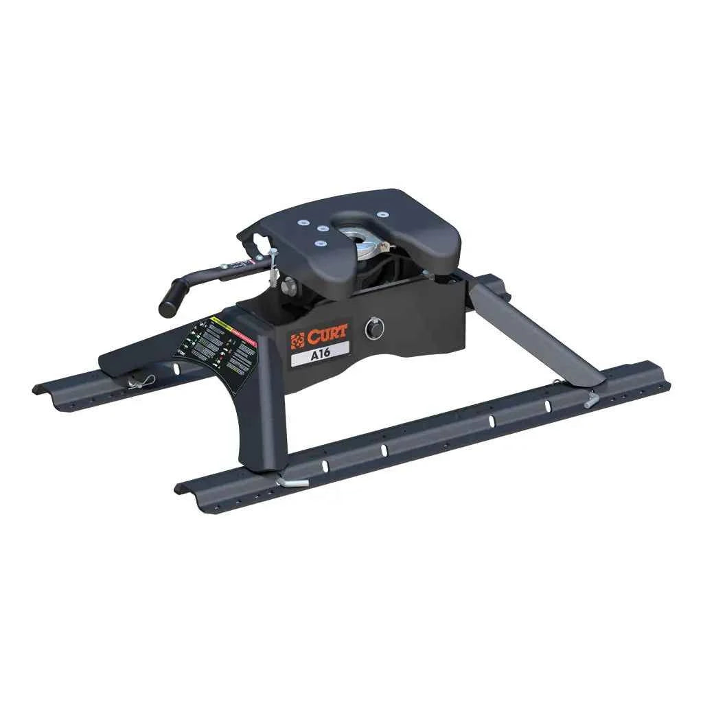 CURT 16121 A16 16K Fifth Wheel Hitch with Legs & Base Rails