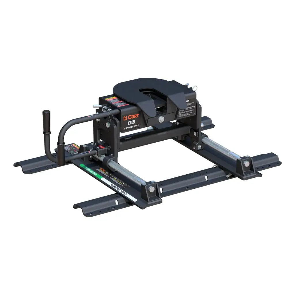 CURT 16616 E16 Sliding Fifth-Wheel Hitch with Rails