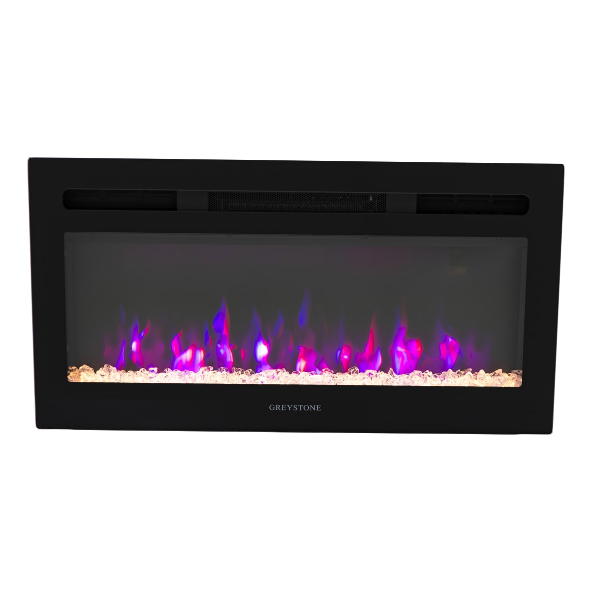 Greystone 2022302071 31-Inch Crystal LED Fireplace with Remote