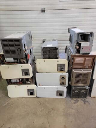 RV Propane Furnaces from Brands Dometic Suburban, Atwood and Hydroflame. Used RV Parts in Canada and the U.S.A.