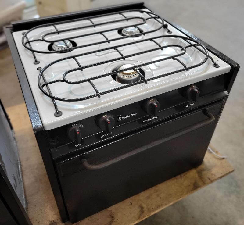 Magic Chef RV Propane Oven and Stove 3 Burner - Used RV Parts