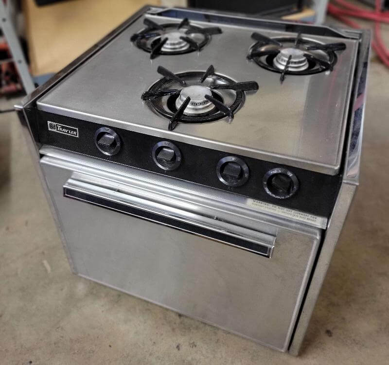 RV Propane Oven and Stove Trav'Ler - Used RV Parts