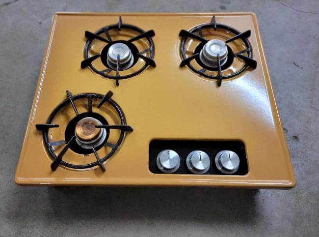 RV Propane Coleman Drop in Stove 3 Burner - Used RV Parts