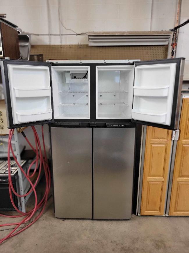 RV Fridge Double Door Norcold 2118 Propane and Electric 18 cubic Near New - Used RV Parts