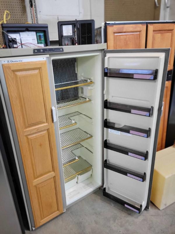 Dometic Propane and Electric Side by Side fridge  RM7030 Royale Designer Series - Used RV Parts