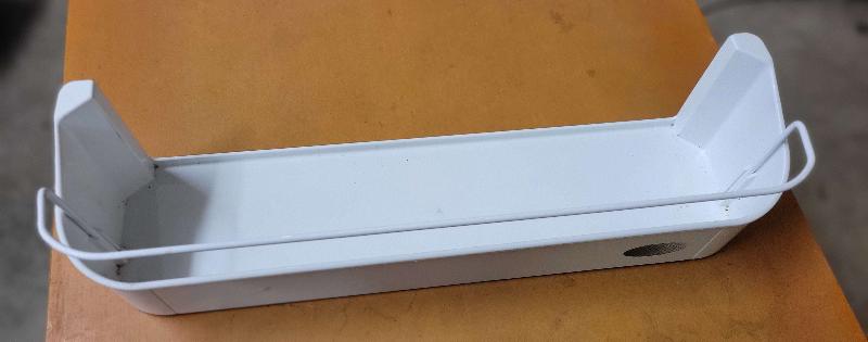 2932575018 Dometic Fridge Door Lower  Bottom Shelf  White - Used RV Parts