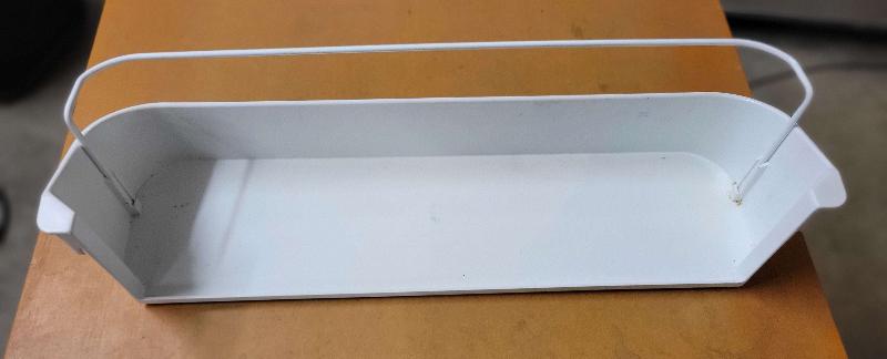 2932575018 Dometic Fridge Door Lower  Bottom Shelf  White - Used RV Parts