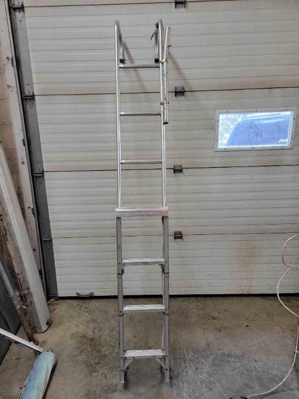 RV Ladder 90 inch Alluminum - Used RV Parts