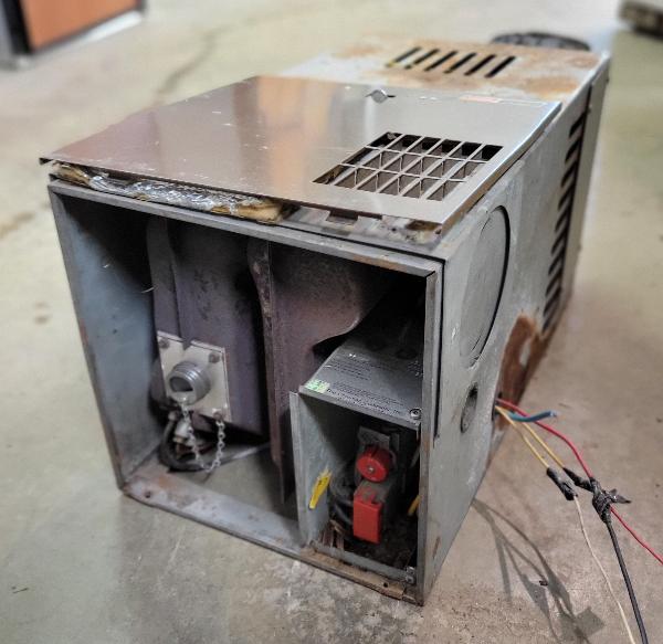 Propane Coleman Furnace from RV Forced Air