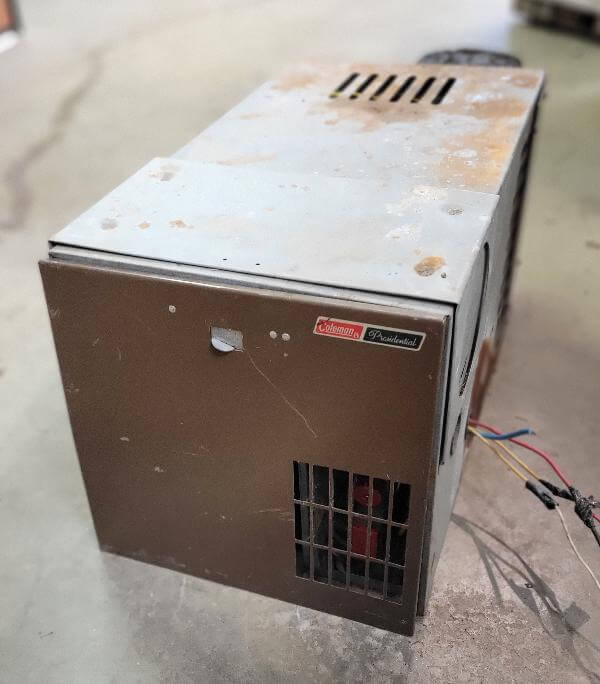 Propane Coleman Furnace from RV Forced Air