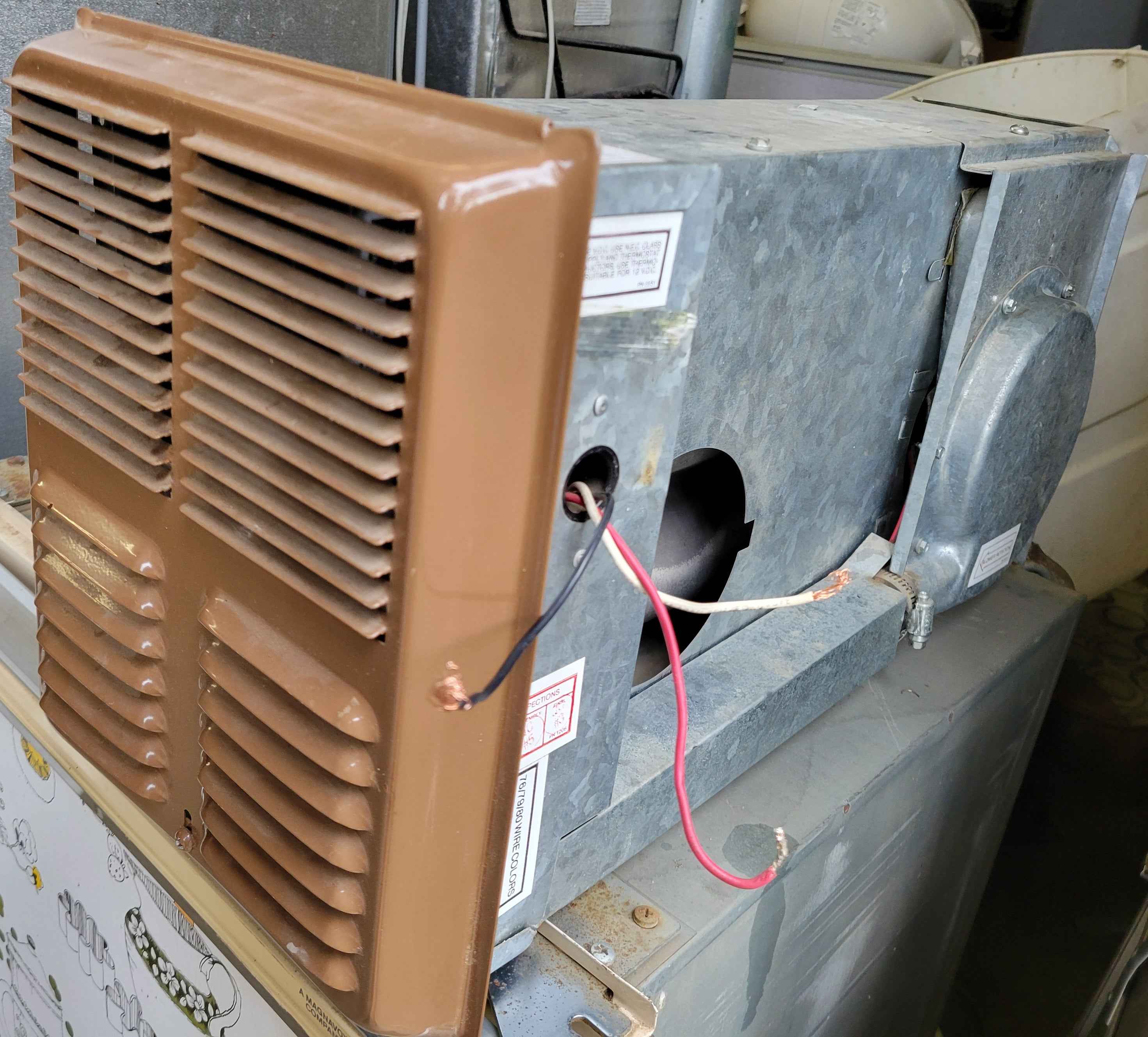 Hydroflame FA-7912 RV Propane Furnace – 12,000 BTU