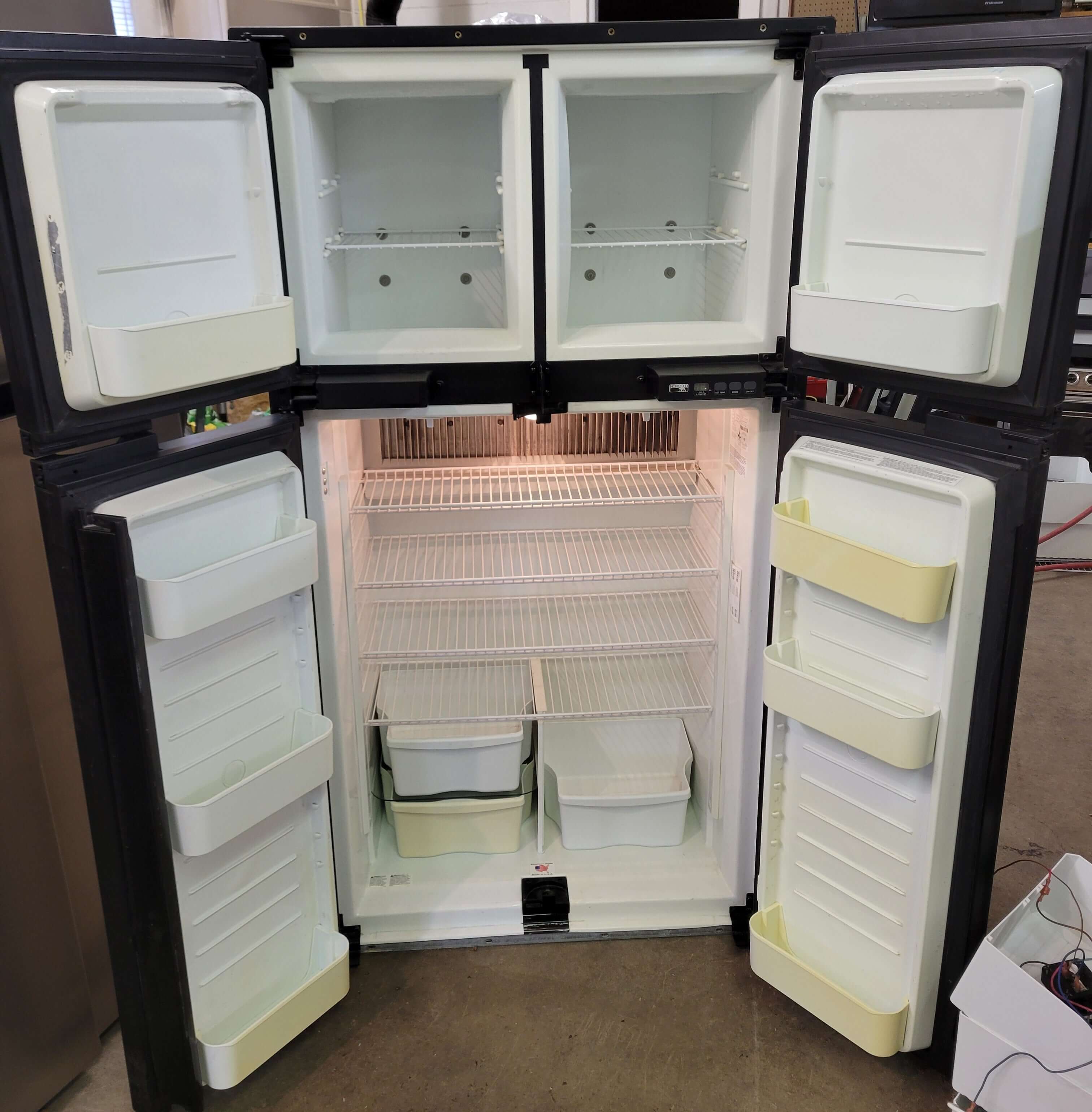 Norcold 1210 Double Door RV Refrigerator – Propane & Electric