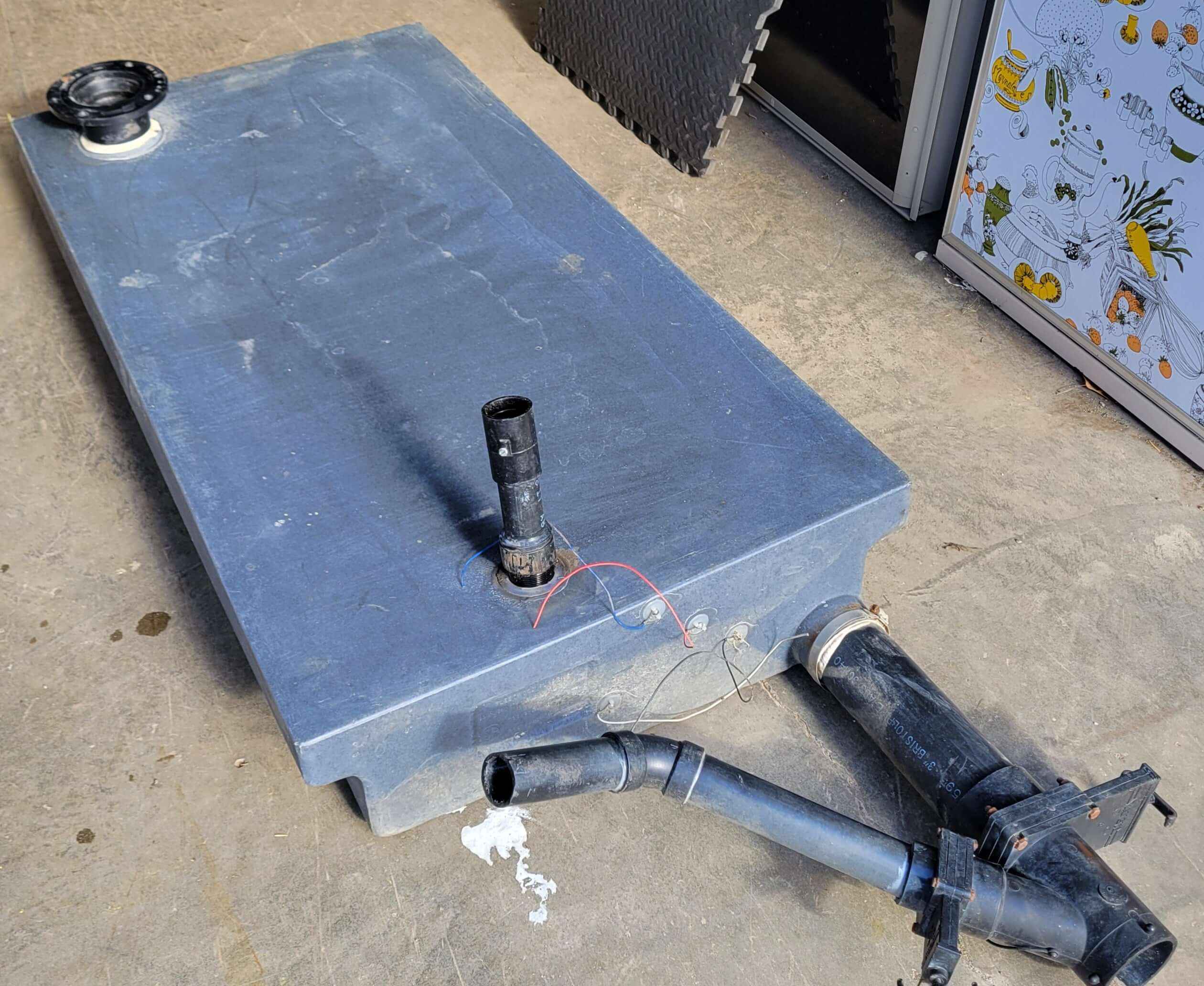 RV Black Water Tank 91 Gallons