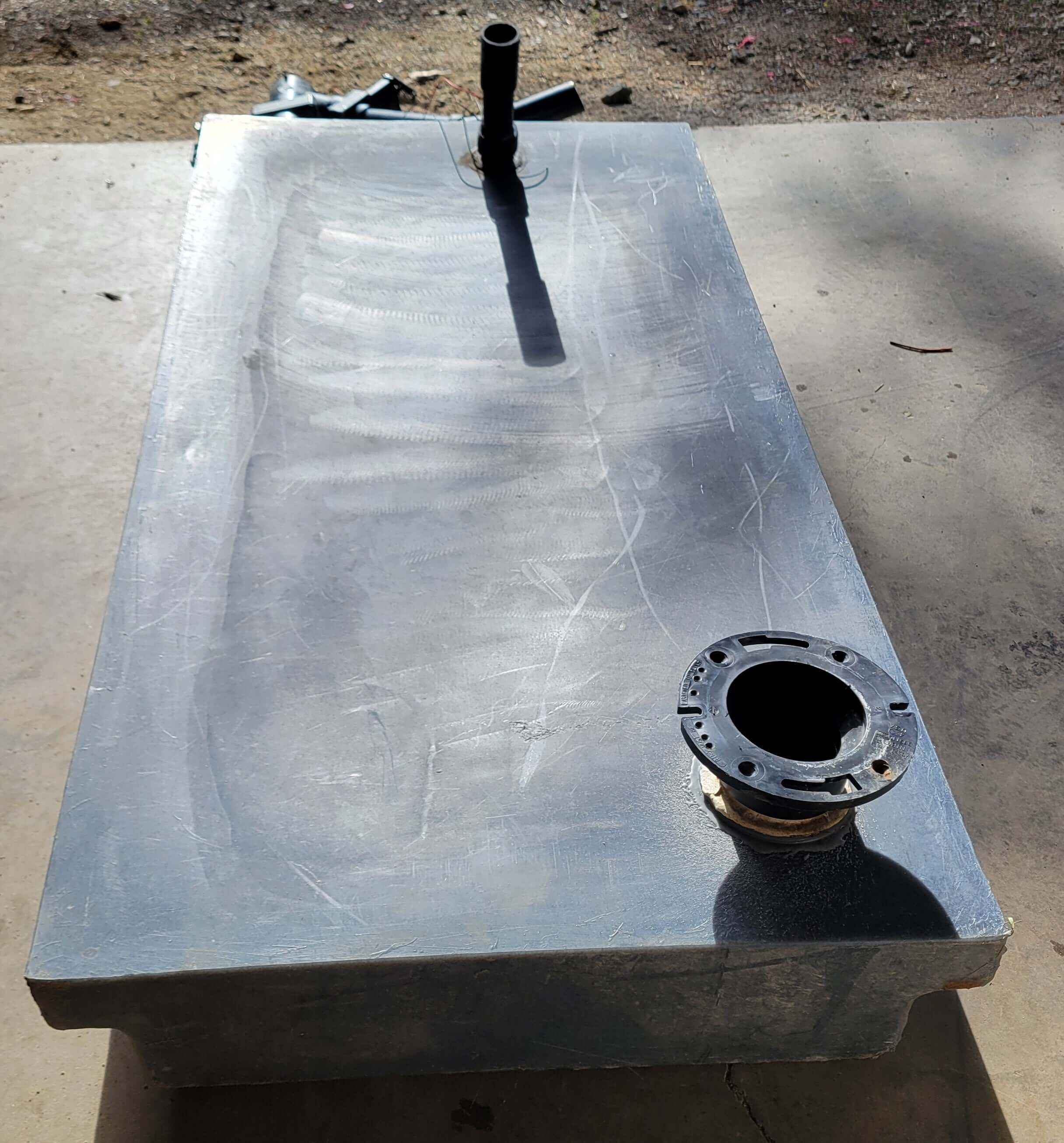 RV Black Water Tank 91 Gallons