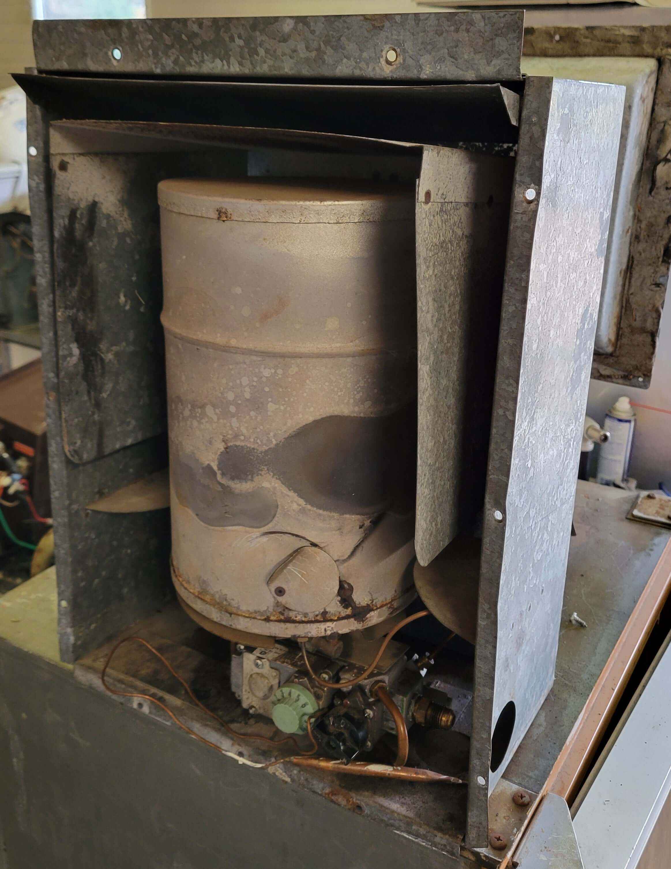 Gravity Furnace Camper Hydroflame 10000 BTU