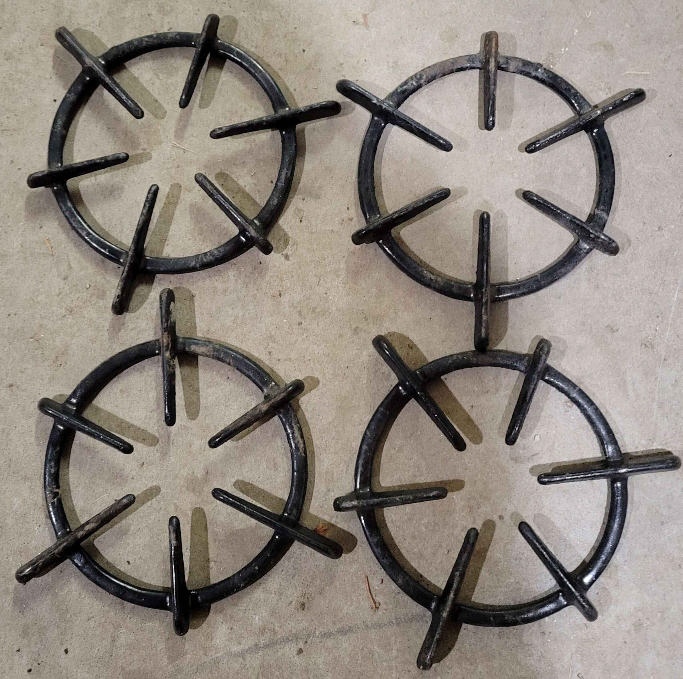 Gourmet II RV Propane Stove Grates 6 Inch Set of 4