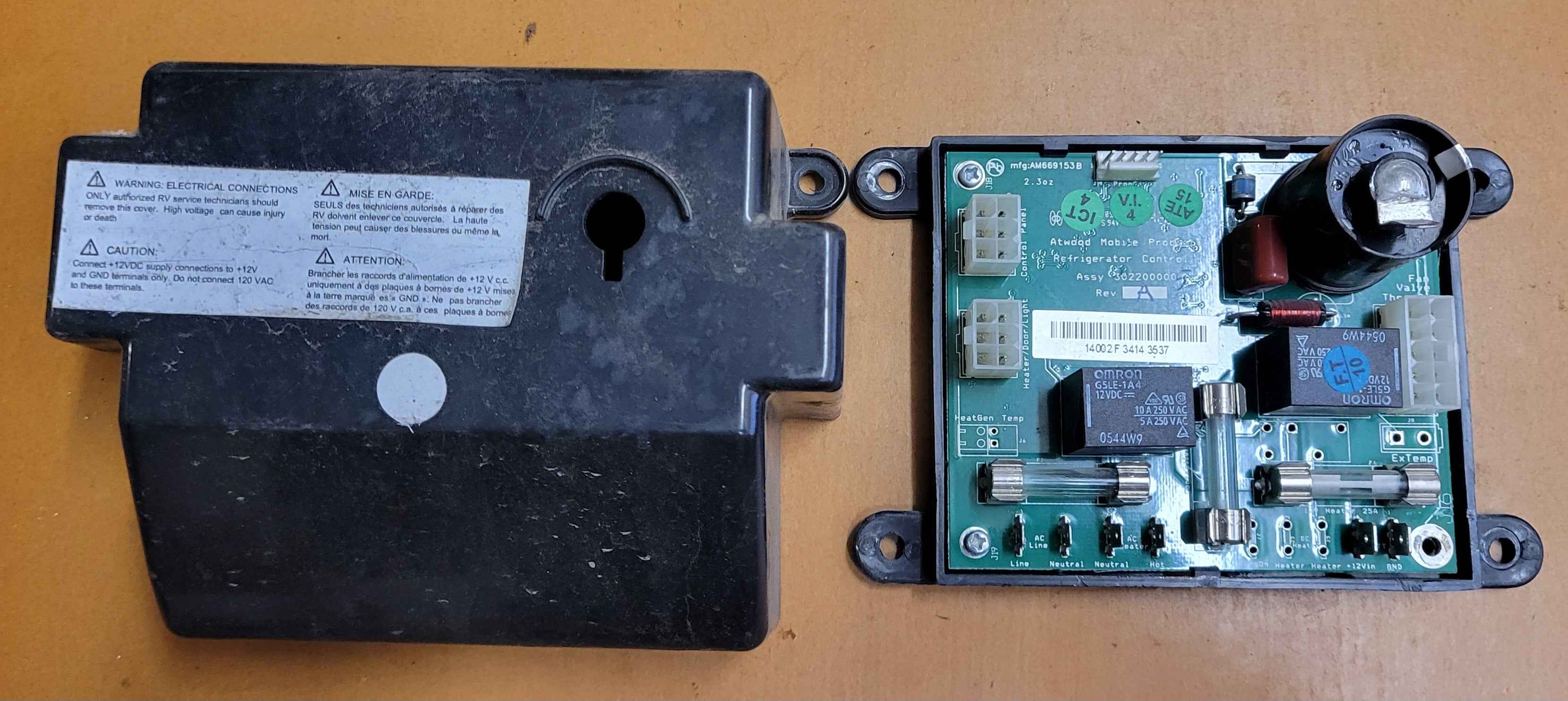 Atwood 14002 Control Board HE-0601 HE-0801 Fridge