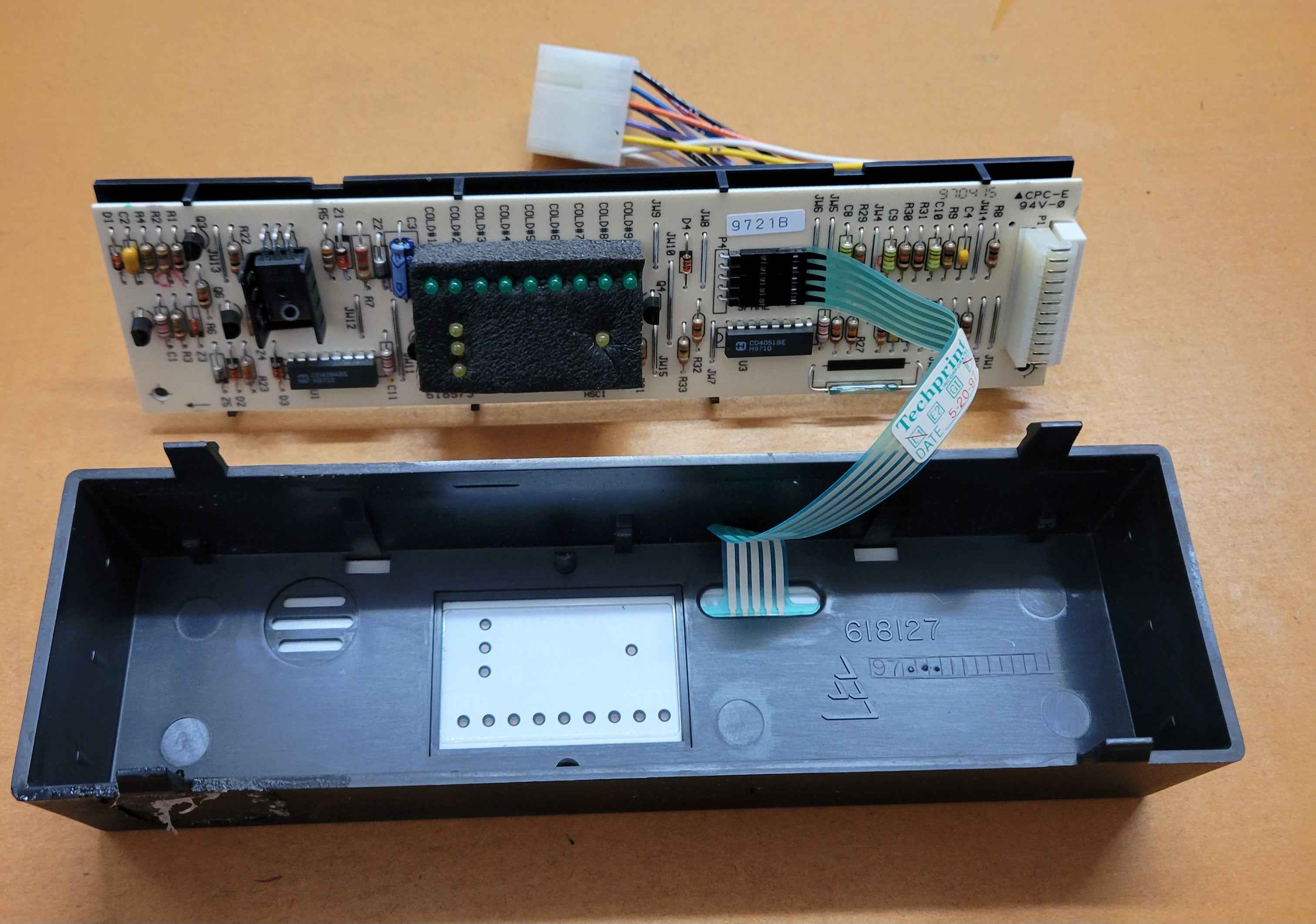 618573 Norcold Optical Eyebrow Display Circuit Board RV Fridge