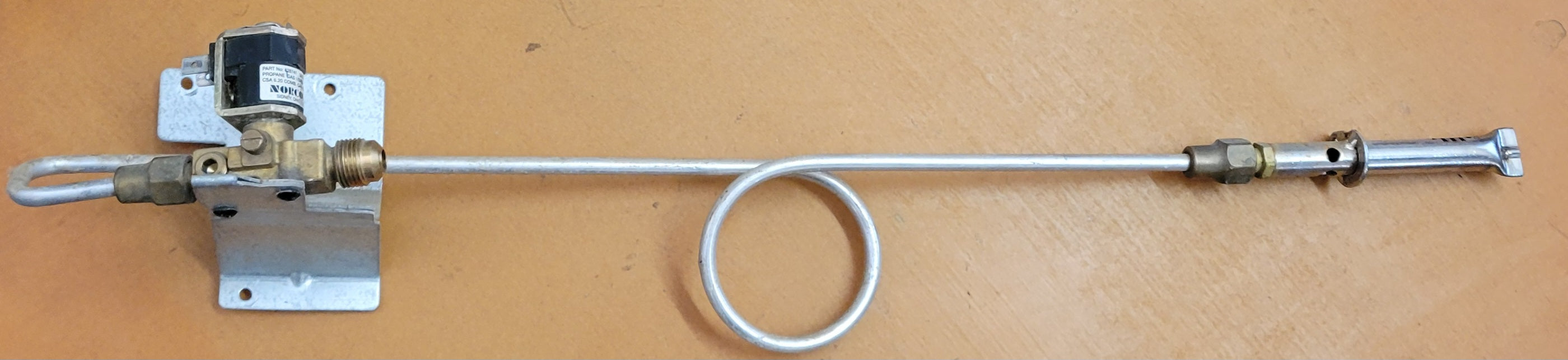Norcold 628741 Gas Valve Burner Assembly with Orifice for N6XX Series
