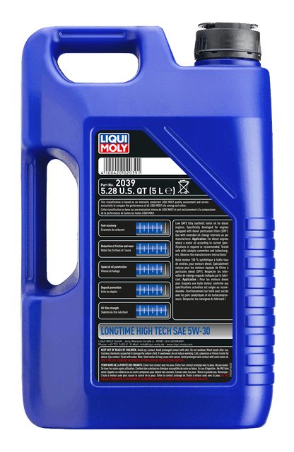Liqui Moly 2039 Longtime High Tech 5W-30 Synthetic Oil